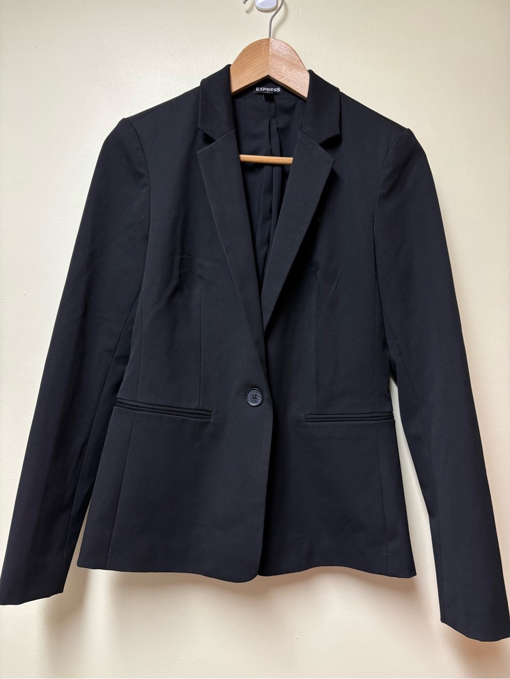 Express Single Breasted Black Blazer Size 6